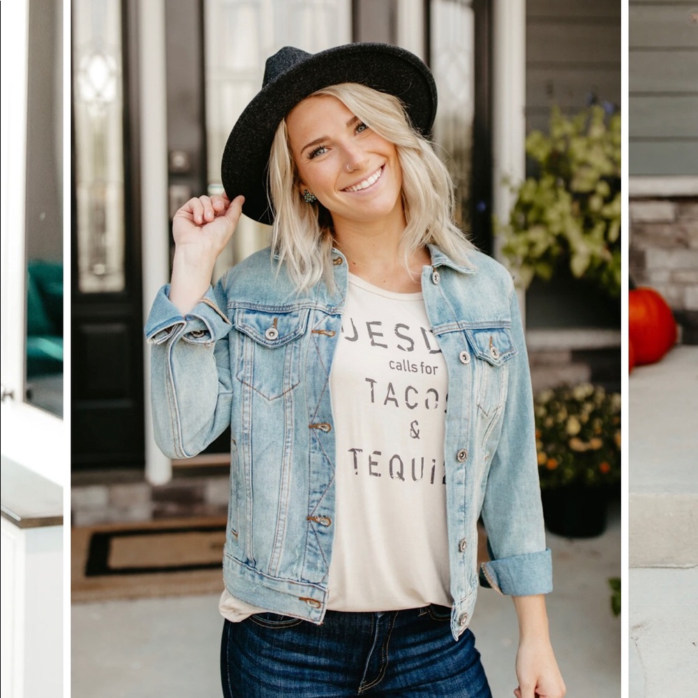Light denim jacket